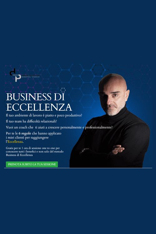 Metodo Business di eccellenza Davide Paccassoni mental coach